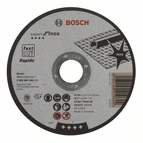DISC TAIERE INX 125X1.6 MM EXPERT BOSCH