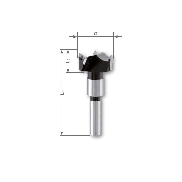 BURGHIU PRECIZIE LEMN 15 MM ENERGO