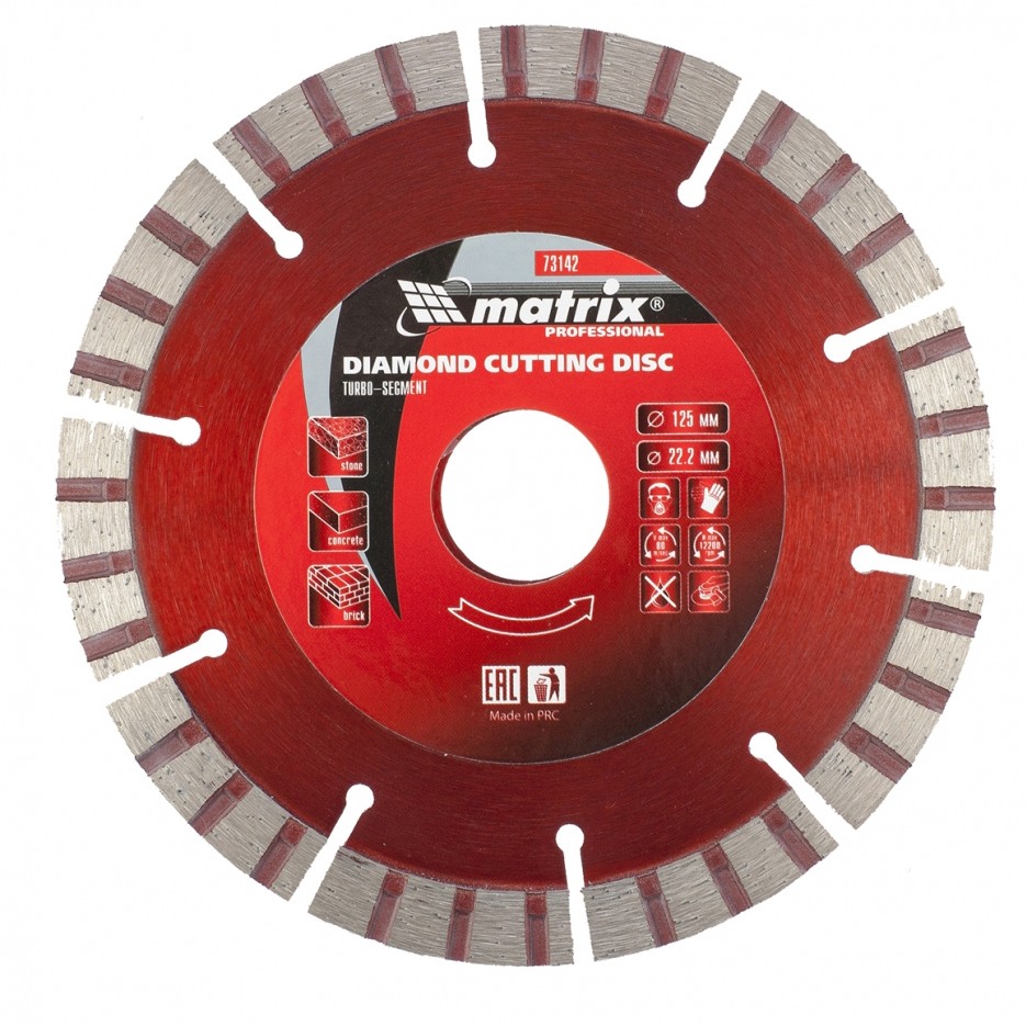 DISC DIAMANTAT SEGMENTAT 125X22.2MM MTX
