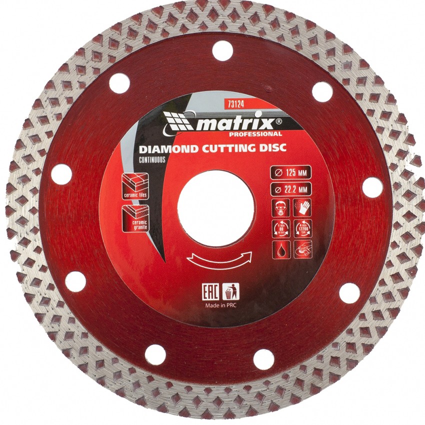 DISC DIAMANTAT CERAMICA 125X22.2 MTX